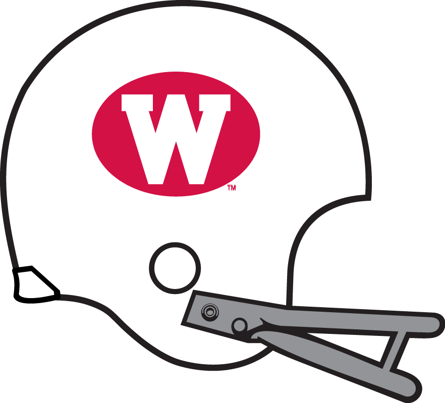 Wisconsin Badgers 1970-1971 Helmet Logo iron on transfers for clothing